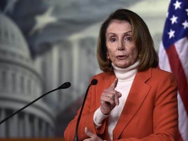 Jacqueline Pelosi's mother, Nancy Pelosi.
